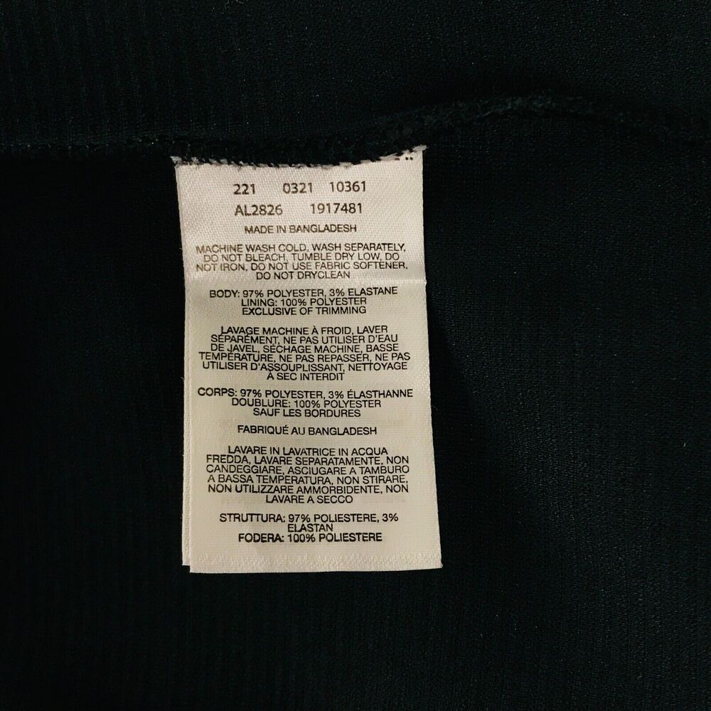 Columbia Women's Medium Dress Black Firwood Ottoman Long Sleeve A-Line NWT AX30 - Picture 4 of 5